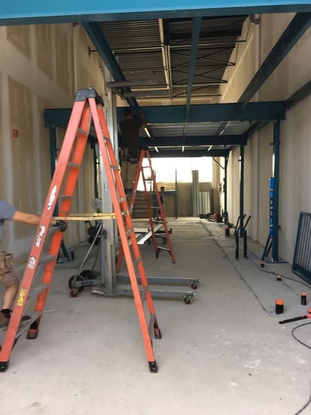 Steel Mezzanine Installation